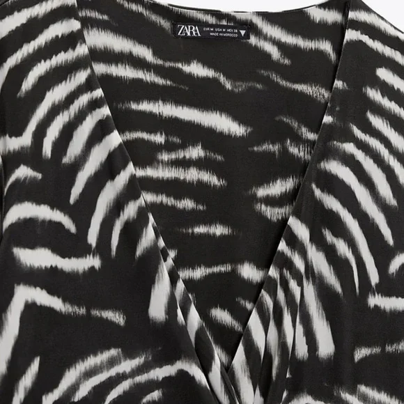 🔴🆕 Zara Zebra Print Dress - Picture 6 of 8